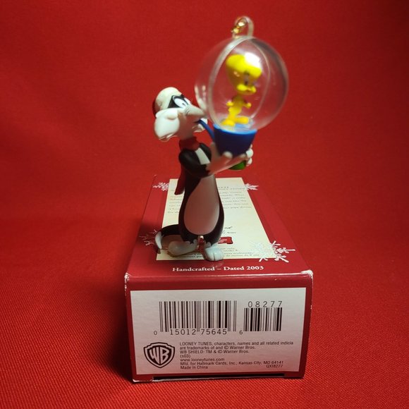 Hallmark Keepsake Ornament Bubble Bath Sphere and Tweety Looney Tunes 2003 - Picture 7 of 12